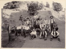 La Grange Mine Crew, California, 1900s. Creator: Anonymous.