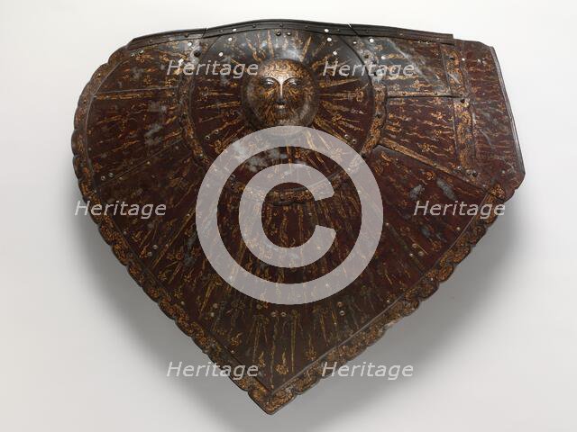 Side Panel of a Flank Defense (Crupper) from a Horse armour, German or Austrian, ca. 1490-1500. Creator: Unknown.