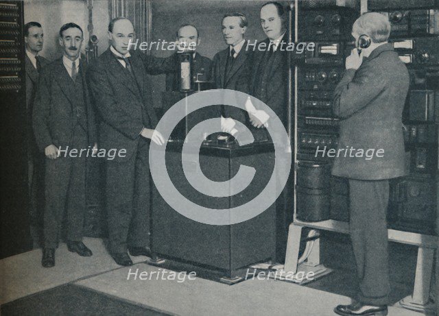 'The New Magic: Sending Pictures by Wireless and the Unescapable Telephone', c1935. Artist: Keystone View Company.