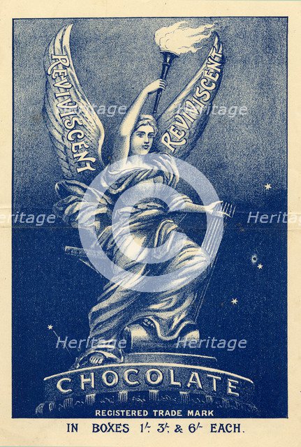 Reviviscent Chocolate, 19th century. Artist: Unknown