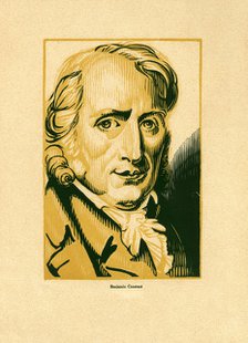 Portrait of Benjamin Constant (1767-1830). Creator: Vibert, Pierre-Eugène (1875-1937).
