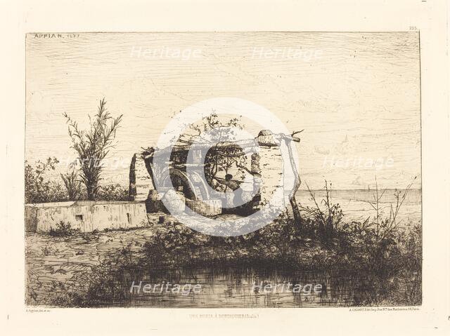 Une moria a Bordiquier (Italie), 1873. Creator: Adolphe Appian.
