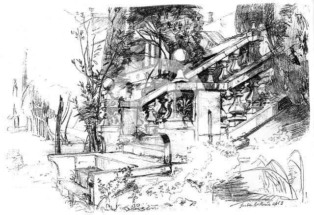 'The Garden near Rome', 1848 (c1880-1882).Artist: James Clarke Hook