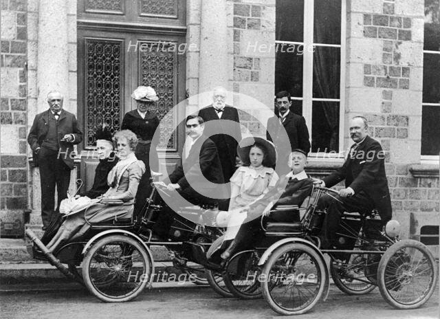 1901 De Dion Bouton Quadricycles. Creator: Unknown.