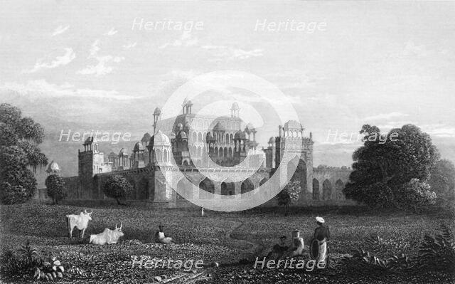 'Akbar's Tomb, - Secundra', 1835. Creator: William Purser.