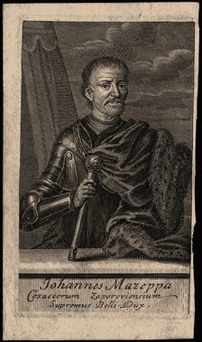 Portrait of the Hetman Ivan Mazepa (1639-1709), Early 18th cen.. Artist: Anonymous  