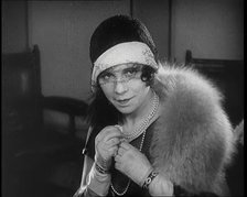 Scene from the Film 'The Compulsory Husband': Female Actor, 1920s. Creator: British Pathe Ltd.