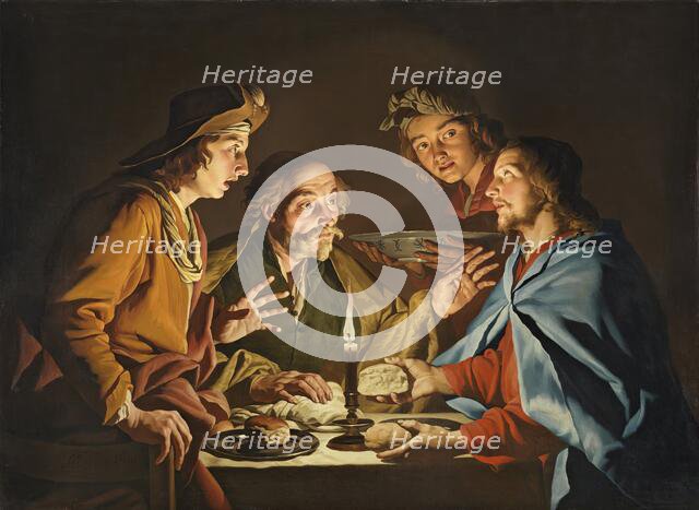 The Supper at Emmaus, 1633. Creator: Matthias Stomer.