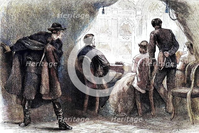 Assassination of President Lincoln, Washington DC, 1865 (c1880). Creator: Unknown.