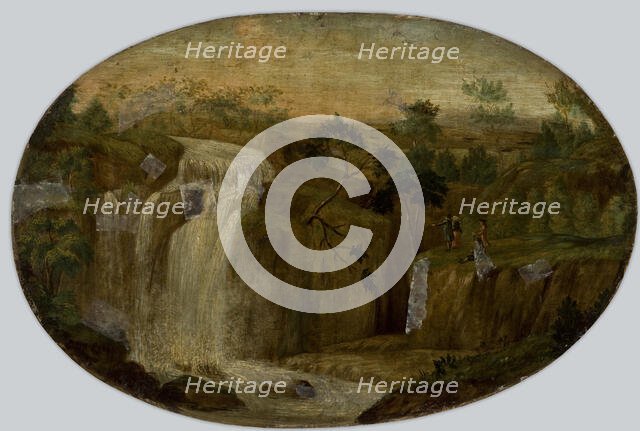 Landscape with a Waterfall, between 1750-1850. Creator: Unknown.