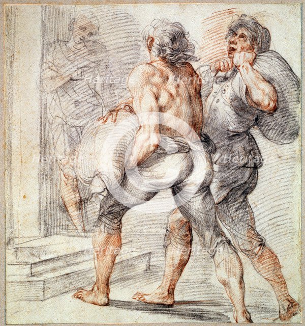 'Study of Tax Collectors', 1591-1593.  Artist: Giuseppe Cesari