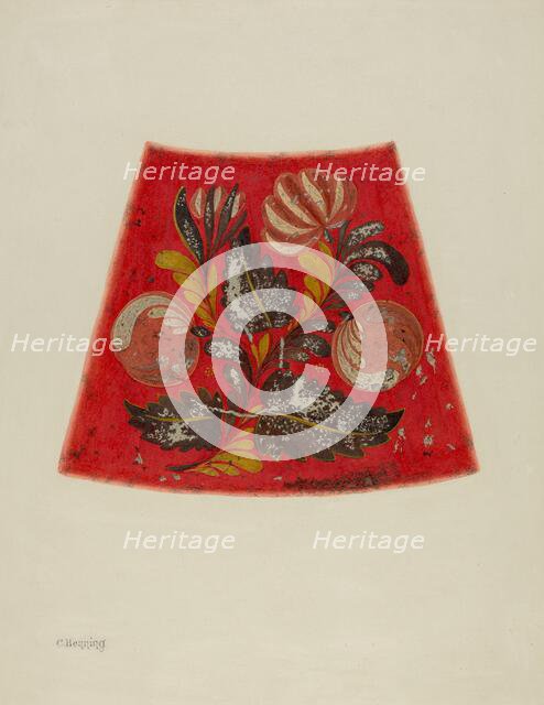 Toleware Coffee Pot, c. 1940. Creator: Charles Henning.