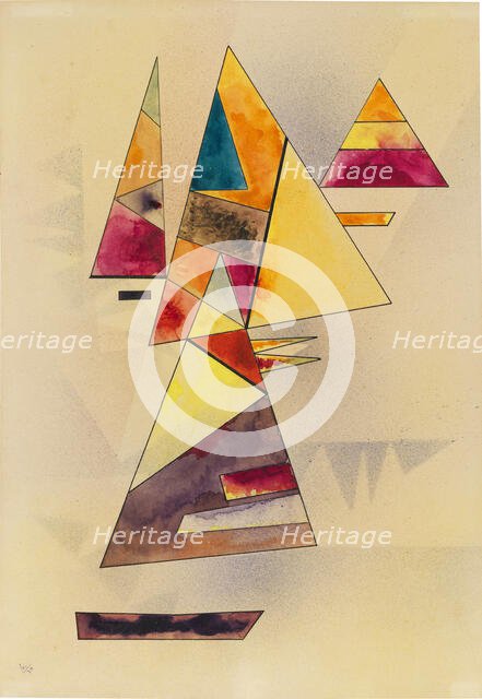 Peaceful, 1930. Creator: Kandinsky, Wassily Vasilyevich (1866-1944).