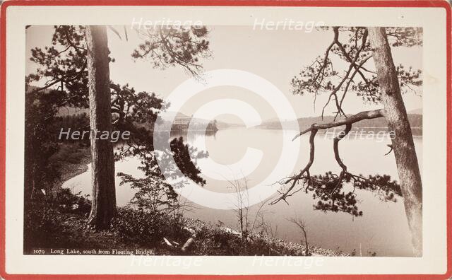 Marion River At Bassett Camp, Printed 1880 circa. Creator: Seneca Ray Stoddard.