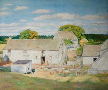 Oakridge Farm - Late Summer, 1933. Creator: William Rothenstein.
