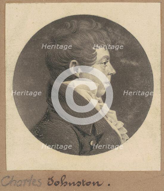 Charles Johnston, 1808. Creator: Charles Balthazar Julien Févret de Saint-Mémin.