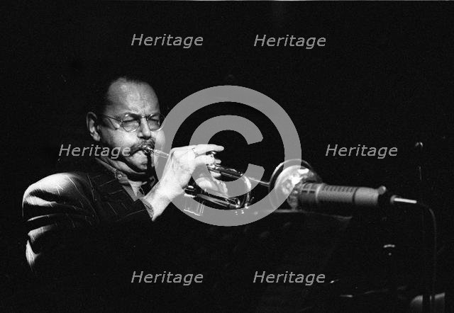 Ian Carr, Nucleus, Ronnie Scott's, Soho, London, May 1991. Creator: Brian O'Connor.