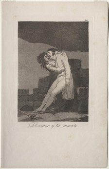 Caprichos: Love and Death. Creator: Francisco de Goya (Spanish, 1746-1828).
