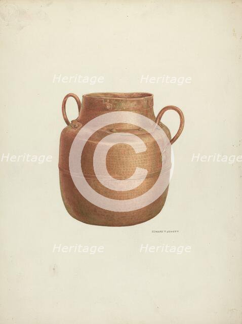 Copper Kettle, 1937. Creator: Edward Jewett.