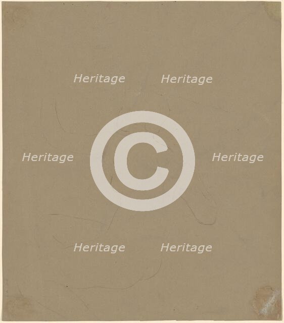 Study of a Female Nude, 1892. Creator: Elihu Vedder.