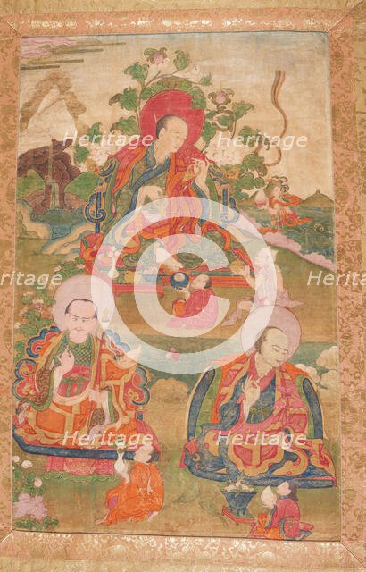 Arhat Thangka, 18th century. Creator: Tibetan Culture.