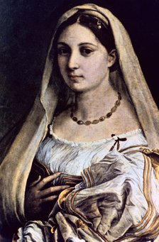 'Woman with a Veil (La Donna Velata)', 1512/13 Artist: Raphael