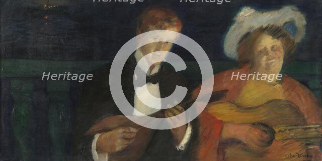 Night birds, 1902. Creator: Oda Krohg.