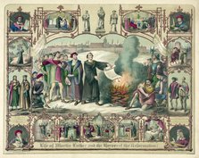Life of Martin Luther and Heroes of the Reformation!, pub. 1874. Creator: German School (19th Centiry).
