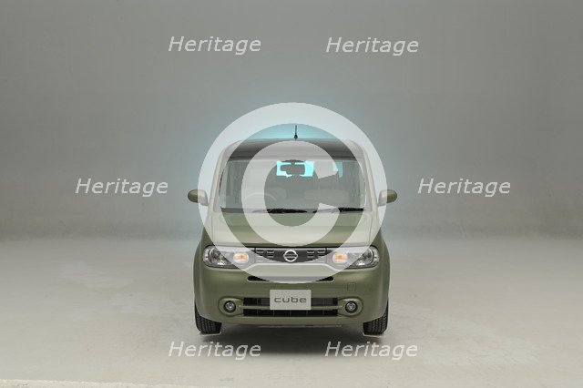 Nissan Cube 2008. Artist: Simon Clay.