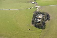 Bilbury Rings, an Iron Age multivallate hillfort earthwork, Wylye Down, Wiltshire, 2016. Creator: Damian Grady.