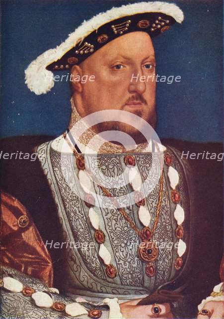 'King Henry VIII', c1537. Artist: Hans Holbein the Younger.