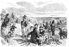 Eight Hours at the Sea-Side - drawn by John Leech, 1856.  Creator: Unknown.