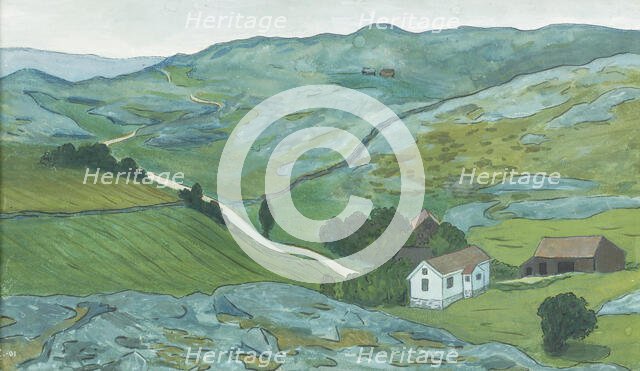 Waste Land, 1901. Creator: Ivar Arosenius.