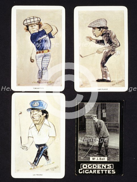 Set of player cards, c1970s. Artist: Unknown