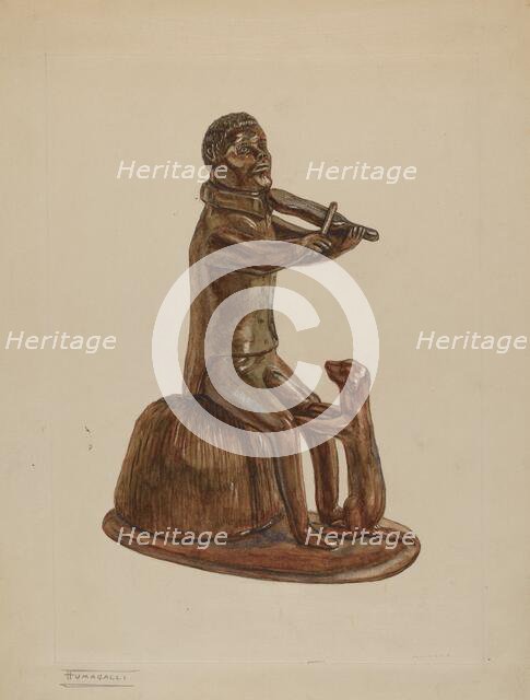 Statuette, c. 1937. Creator: Frank Fumagalli.