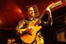 Nicolas Meier, Oxley-Meier Guitar Project, Verdict Jazz Club, Brighton, East Sussex, May 2023. Creator: Brian O'Connor.