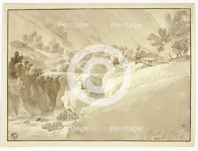 Pont d'Orio in the North of Italy, c.1800. Creators: Unknown, JMW Turner.