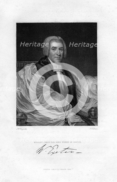 William Carey (1761-1834), English Protestant missionary, 1830.Artist: Dean