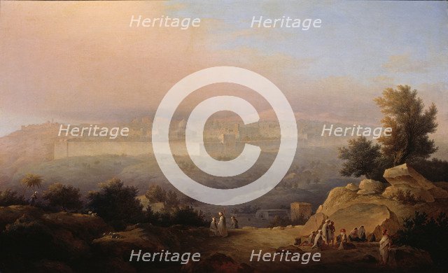Jerusalem, 1849. Artist: Vorobyev, Maxim Nikiphorovich (1787-1855)