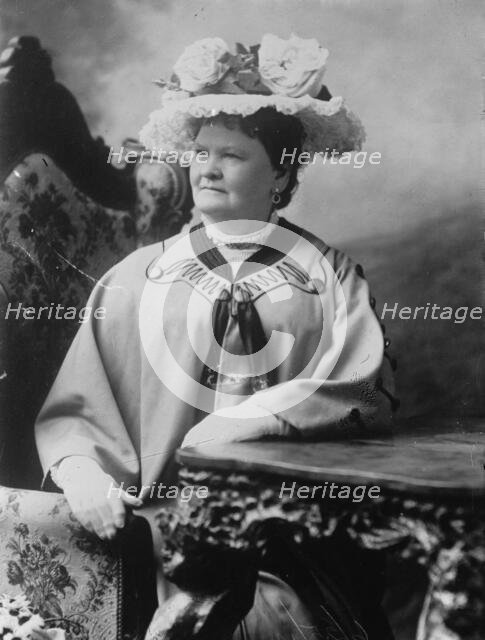 Mrs. Anna O. Hagsteot seated, 1910. Creator: Bain News Service.