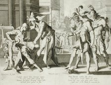 Cambyses Commanding the Flaying of Judge Sisamnes, 1607. Creator: Willem van Swanenburg.