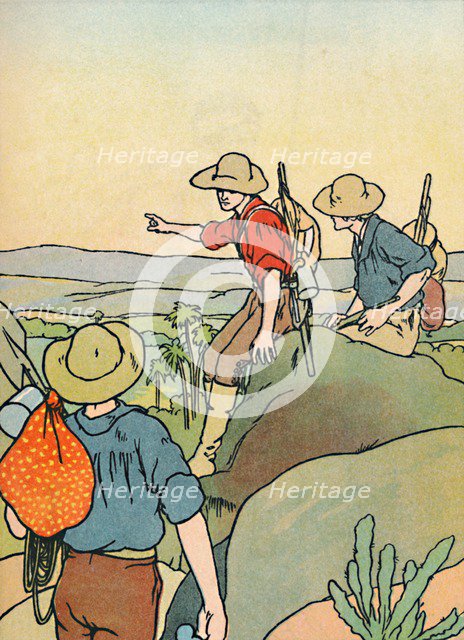 'Early Settlers in Australia', 1912. Artist: Charles Robinson.