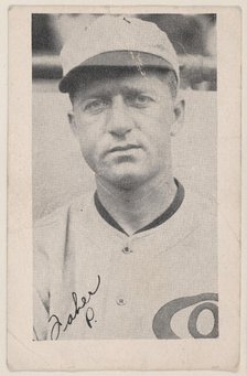 Faber, P., from Baseball strip cards (W575-2), ca. 1921-22. Creator: Unknown.