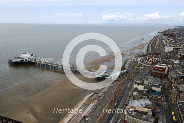 Blackpool, view from Tower, 2009. Creator: Ethel Davies.
