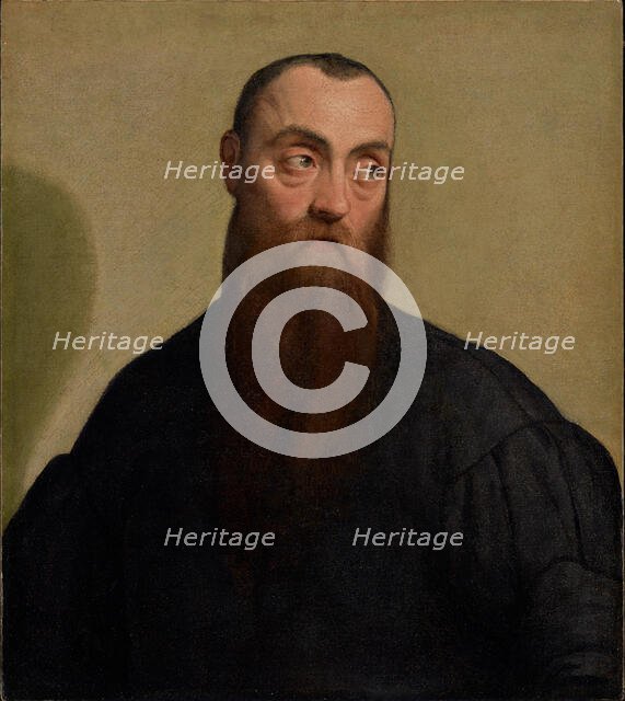 Portrait of a Bearded Man, about 1550. Creator: Jacopo Bassano il vecchio.