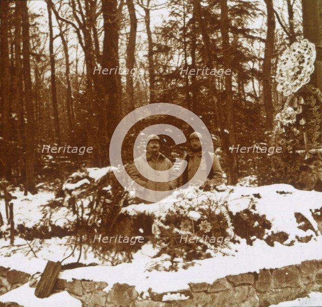 Monument des Chasseurs, Col de la Chipotte, eastern France, c1914-c1918. Artist: Unknown.
