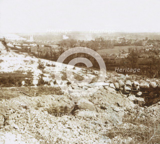 Bombardment, Ablain-Saint-Nazaire, Northern France, c1914-c1918. Artist: Unknown.