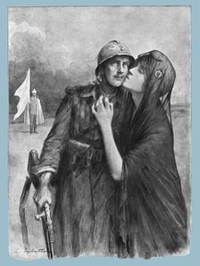 ''A L'Ouvrier de la Victoire !; Merci !', 1918. Creator: Louis Remy Sabattier.