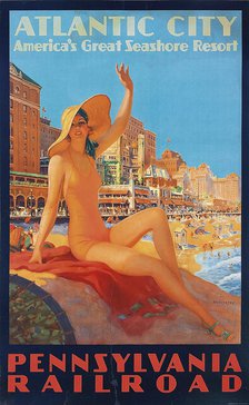 Atlantic City. Pennsylvania Railroad, c1935. Creator: Eggleston, Edward Mason (1882-1941).