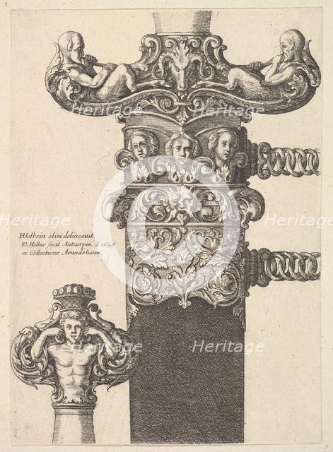 Dagger and scabbard, 1645. Creator: Wenceslaus Hollar.